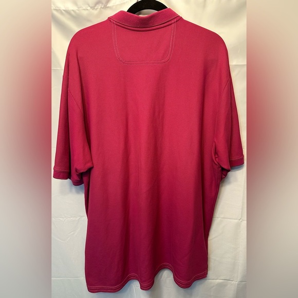 Lot Of 2 Tommy Bahama Island Zone Polo Shirts Both Size 2XL Aqua & Coral *Stains - Picture 10 of 14